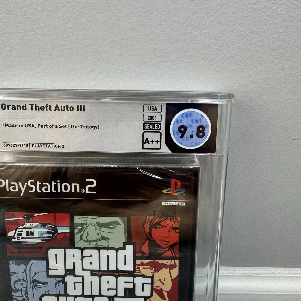 Grand Theft Auto III GTA‎ 3 Trilogy PlayStation 2 PS2 Graded WATA 9.8 A++ SEALED